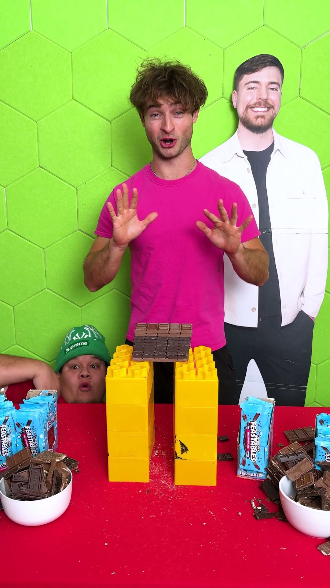 How Many MrBeast Bars Can I Break Through?! ?