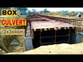 #Box Culvert(2x3x44m) #slab and wall shuttering of culvert.