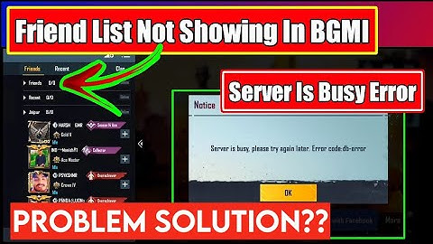 BGMI FRIENDLIST DELETE GLITCH TODAY| PROBLEM SOLUTION! How to fix it?BGMI BAN?#bgmi @somyayt7672