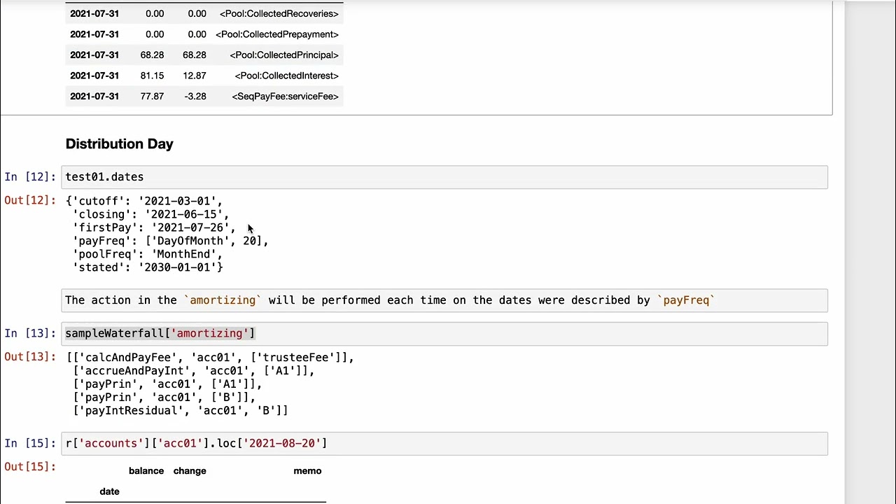Python for structured finance: absbox 105
