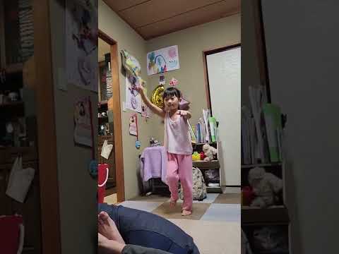 子ツバメダンス　練習中　運動会　年長　最後