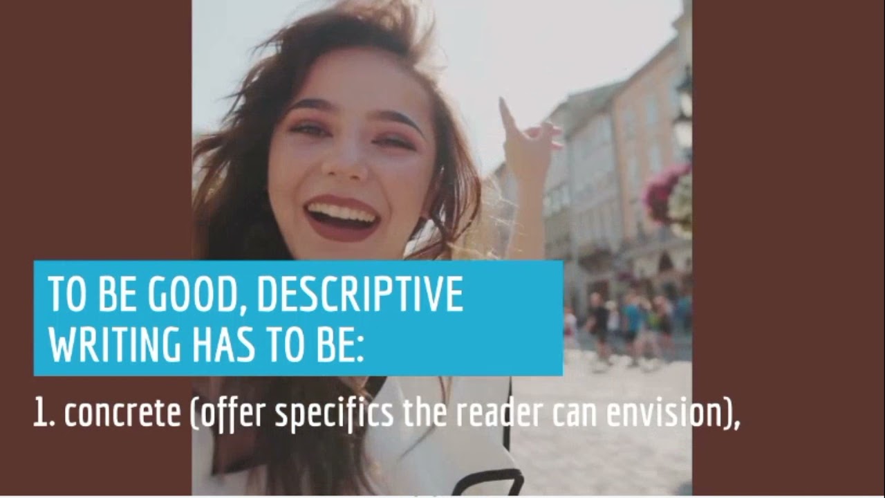 DESCRIPTIVE WRITING YouTube