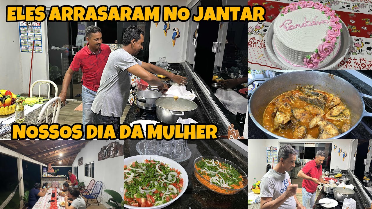 Os maridos fizeram nosso jantar! Com o básico e com simplicidade eles deram o seu melhor ❤️