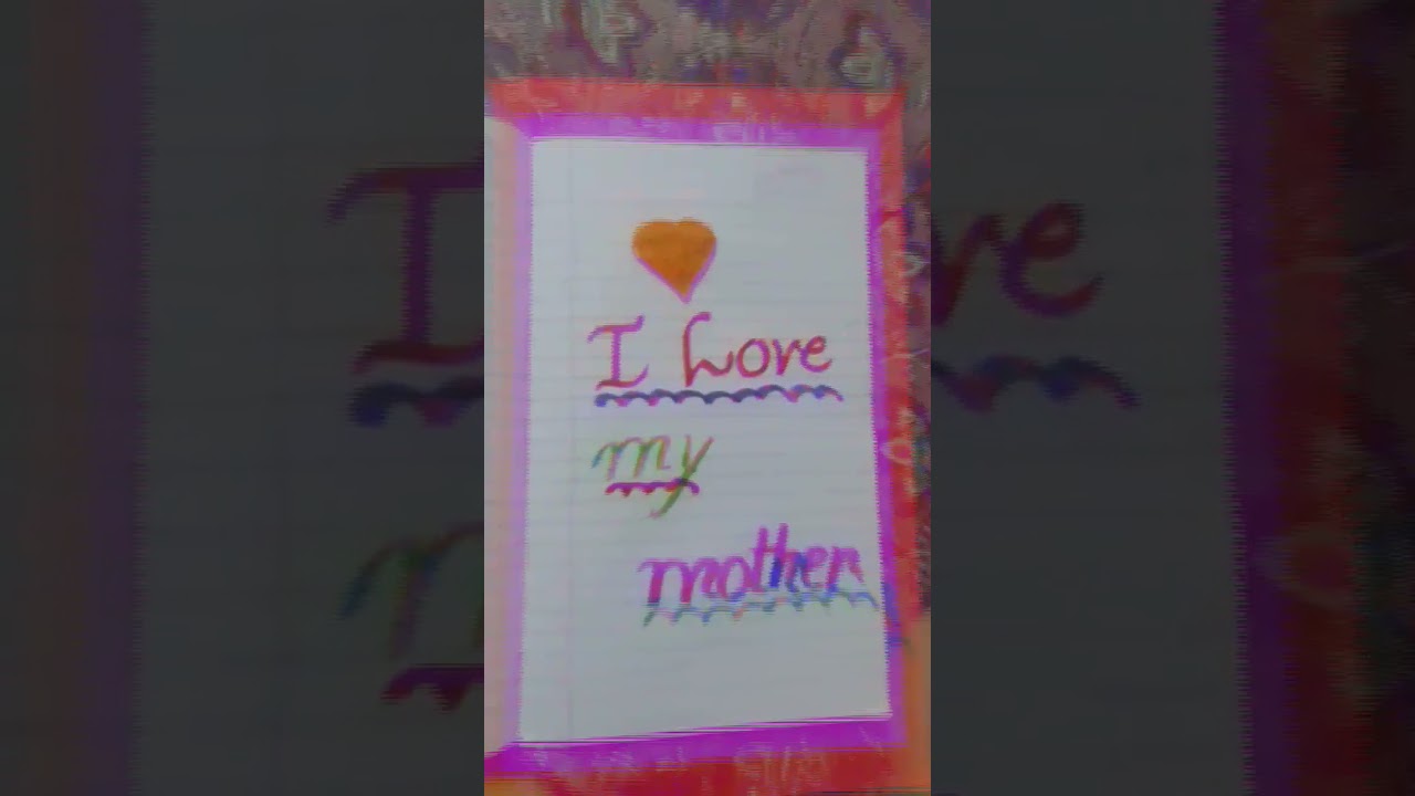 you love your mum or not??!?