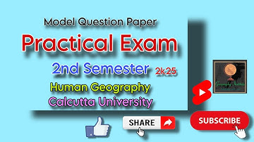 Model Question Paper of Practical Exam
