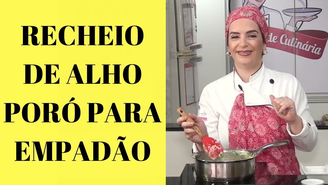 Receita Recheio de Alho poró para Empadão