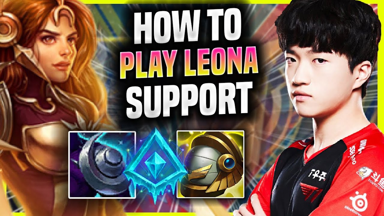 LEARN HOW TO PLAY LEONA SUPPORT LIKE A PRO! - T1 Keria Plays Leona Support vs Nautilus! |