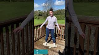 5-minute balance board exercise plan for beginners