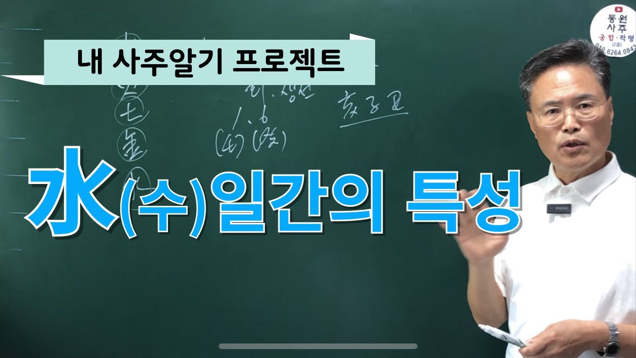 수 일간의 특성(내 사주알기 프로젝트)