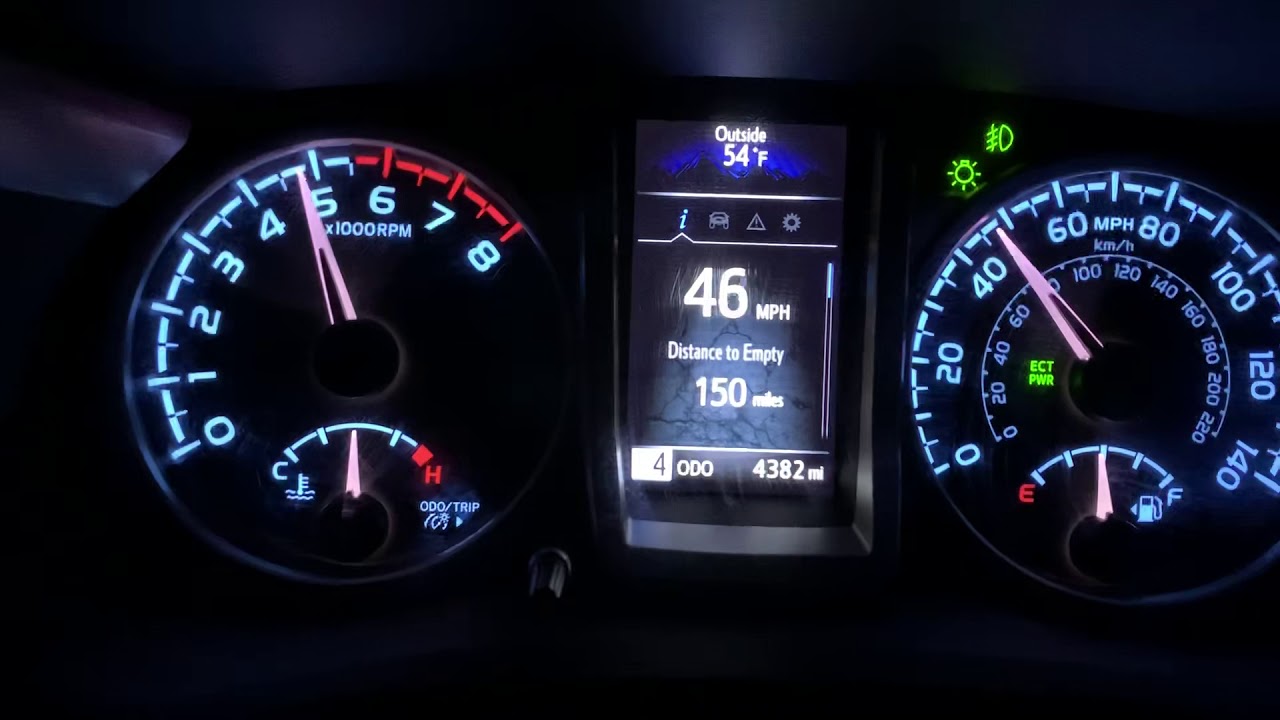 2020 Toyota SR5 2.7L acceleration test of 1080mph YouTube