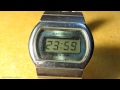 Changing time from 23:59 to 0:00 on the Soviet watch "Elektronika Б6-02"