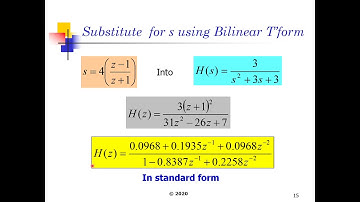 DSP Lecture 19 - IIR Filters II