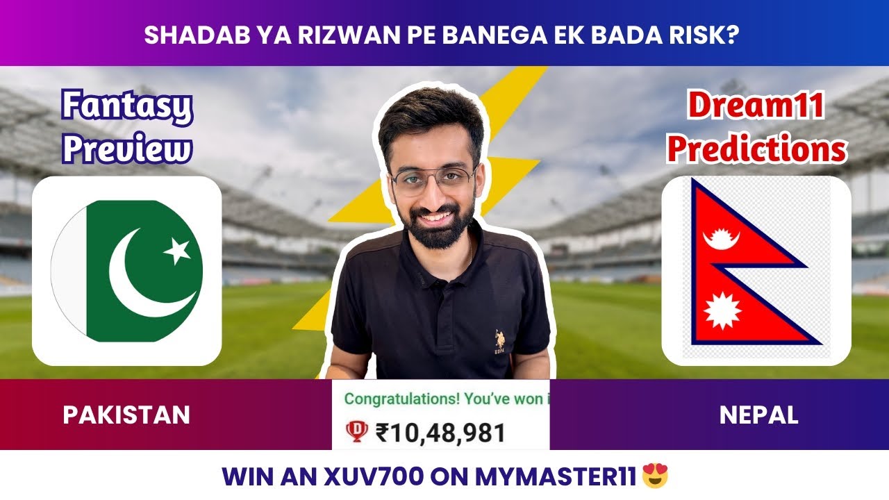 PAK vs NEP Dream11 Prediction, pak vs nep dream11 team, nep vs pak dream11 prediction Asia cup