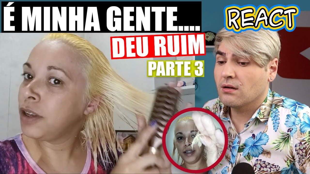 ELA DESCOLORIU CABELO  E DEU CORTE QUÍMICO | LEILIANE A SAGA DO PLATINADO PARTE 3