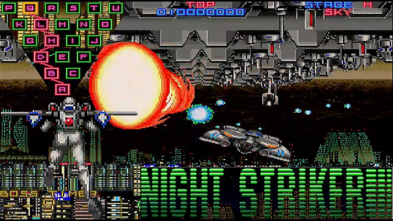 Night Striker - 1CC (ABDHLQ-Normal Play / Not MAME) / ナイトストライカー / 나이트 스트라이커