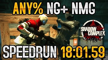 Shadow Complex Remastered – Any% NG+ NMG Speedrun in 18:01.59 RTA [PS4 v1.01]