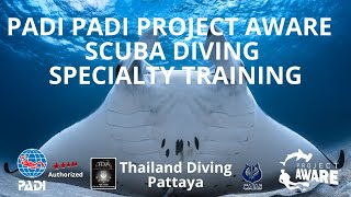 😍The Scuba diving specialist Project #AWARE PADI specialist, learn how to make a #diving difference