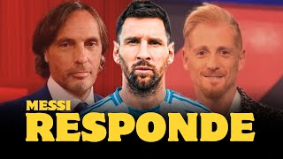 MESSI LE RESPONDE A LOS PERIODISTAS QUE LO MATAR0N