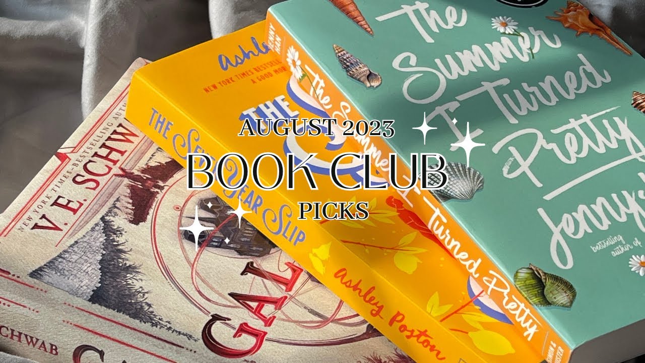 August Book Club Picks the books my 3 book clubs and I will be