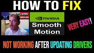 HOW TO FIX | Smooth Motion Not Working After Updating To New Nvidia Drivers 580.88 or Older Versions