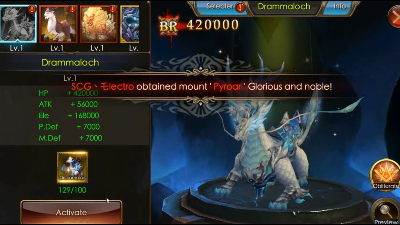 Toy Capsule | Scg-Electro | Activating Gold Mount & Boost - Legacy of Discord - Furious Wings