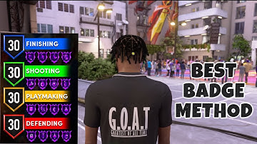 FASTEST WAY TO MAX BADGES IN NBA 2K24! GET ALL BADGES FAST AND EASY IN 2K24
