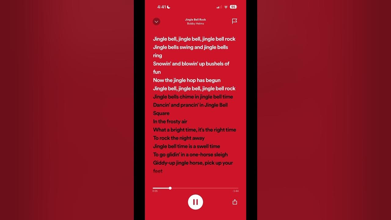 Jingle Bell Rock - Bobby Helms #lyrics #songlyrics #music #song #spotify #christmas #jinglebells