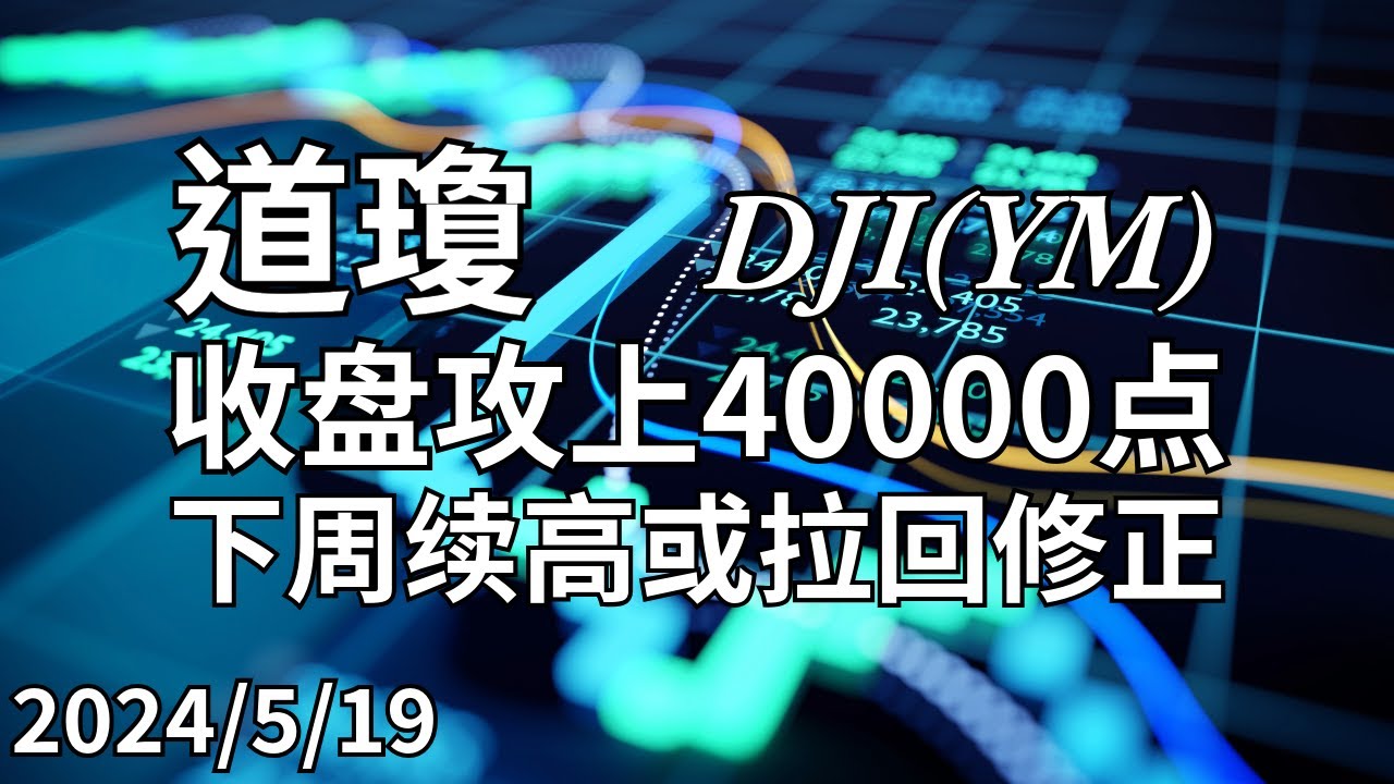 道琼(DJI/YM) 下周是持续创高或拉回修正，波浪理论＋費波那契告诉您