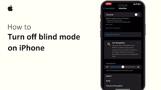 How To Turn Off Blind Mode On iPhone 2025 | Disable VoiceOver Accessibility Feature