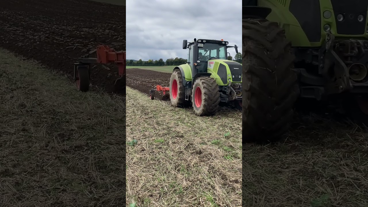 Claas Axion 840 CMatic mit Howard Swing Plow SP4