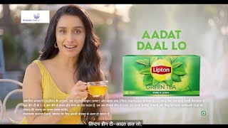 Lipton Green Tea Ad New Tvc Adver 2022 Ft. Shraddha Kapoor
