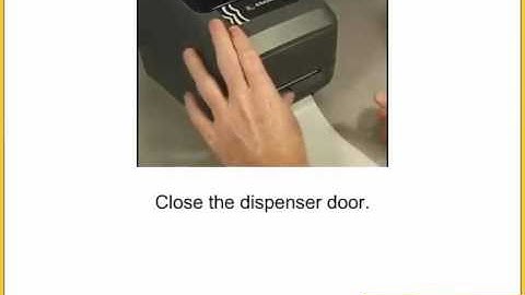 GX430T / GX420T - Printing in Dispense Mode