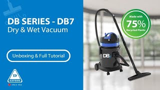 DB7 | 7-Gal Dry & Wet Vacuum | Unboxing & Full Equipment Overview | DB Series