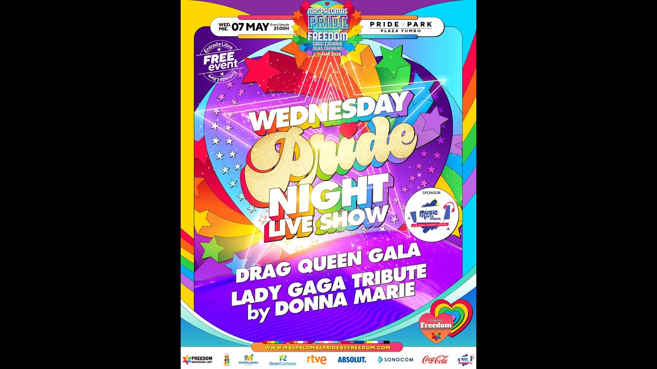 Wednesday Pride Night Live! at Maspalomas Pride by Freedom 2025