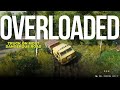 Overloaded Truck, On Most Dangerous Road | Snowrunner