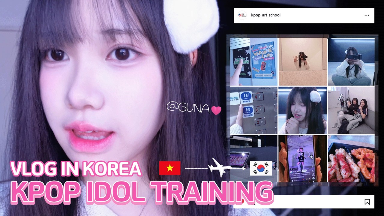 [EP.1] KPOPアイドルを目指す2007年生。グナちゃんの1日VLOG in 韓国📝#kpop #オーディション #韓国留学