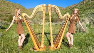 IRON MAIDEN - Run to the Hills (Harp Twins) Camille and Kennerly