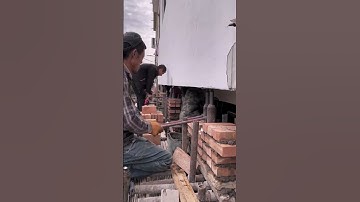 Load bearing wall steel reinforcement process #easy #smartwork #short #fpyシviral