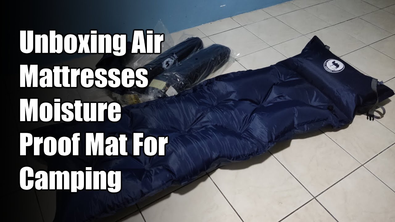 Unboxing Air Mattresses Moisture Proof Mat For Camping Best for