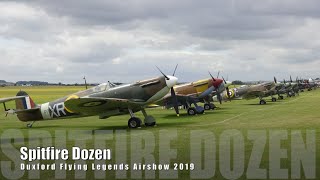Spitfire Dozen - Duxford Flying Legends Airshow 2019