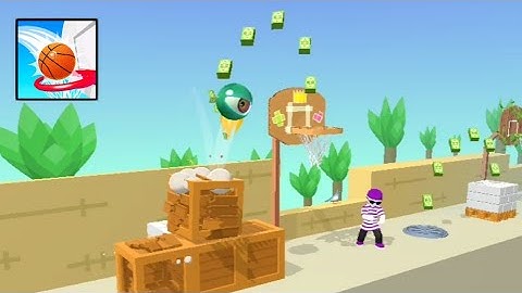 Bounce Dunk ​😎✨🏀 All Levels 54-58 Max Gameplay Android ios Games Full Screen 🆙 🔝