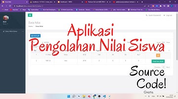 APLIKASI PENGOLAHAN DATA NILAI SISWA BERBASIS WEB MENGGUNAKAN CODEIGNITER 3