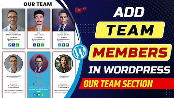 How to add team members in WordPress |The best team showcase WordPress plugin | Add our team section
