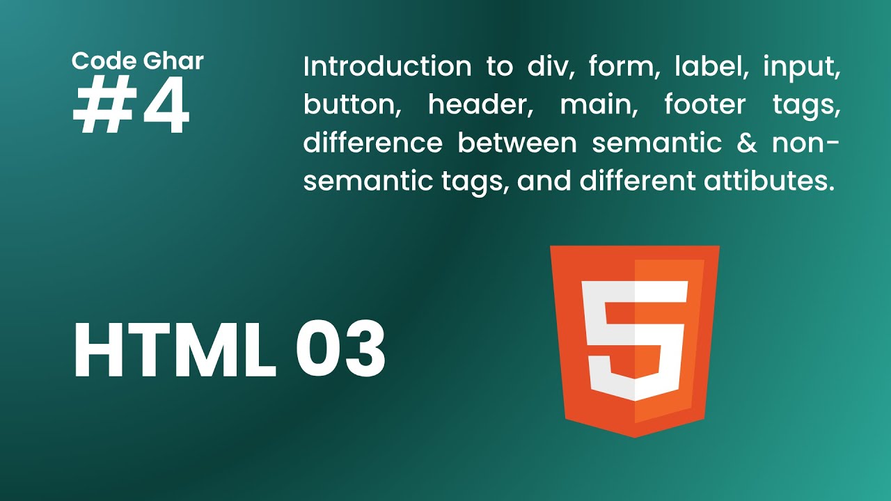 #04: HTML 03 | Web Development Course | Nepali - YouTube