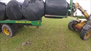 Lucerne Bale Cart, John Deere 6190R