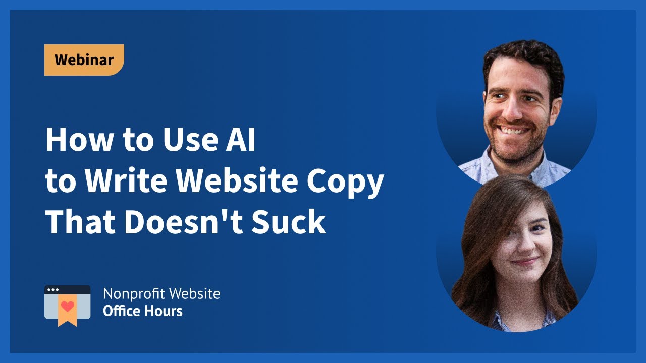 How to Use AI to Write Website Copy That Doesn't Suck - YouTube