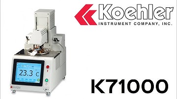 K71000 - Automatic Pensky-Martens Closed Cup Flash Point Tester (Promotional Video) [English]