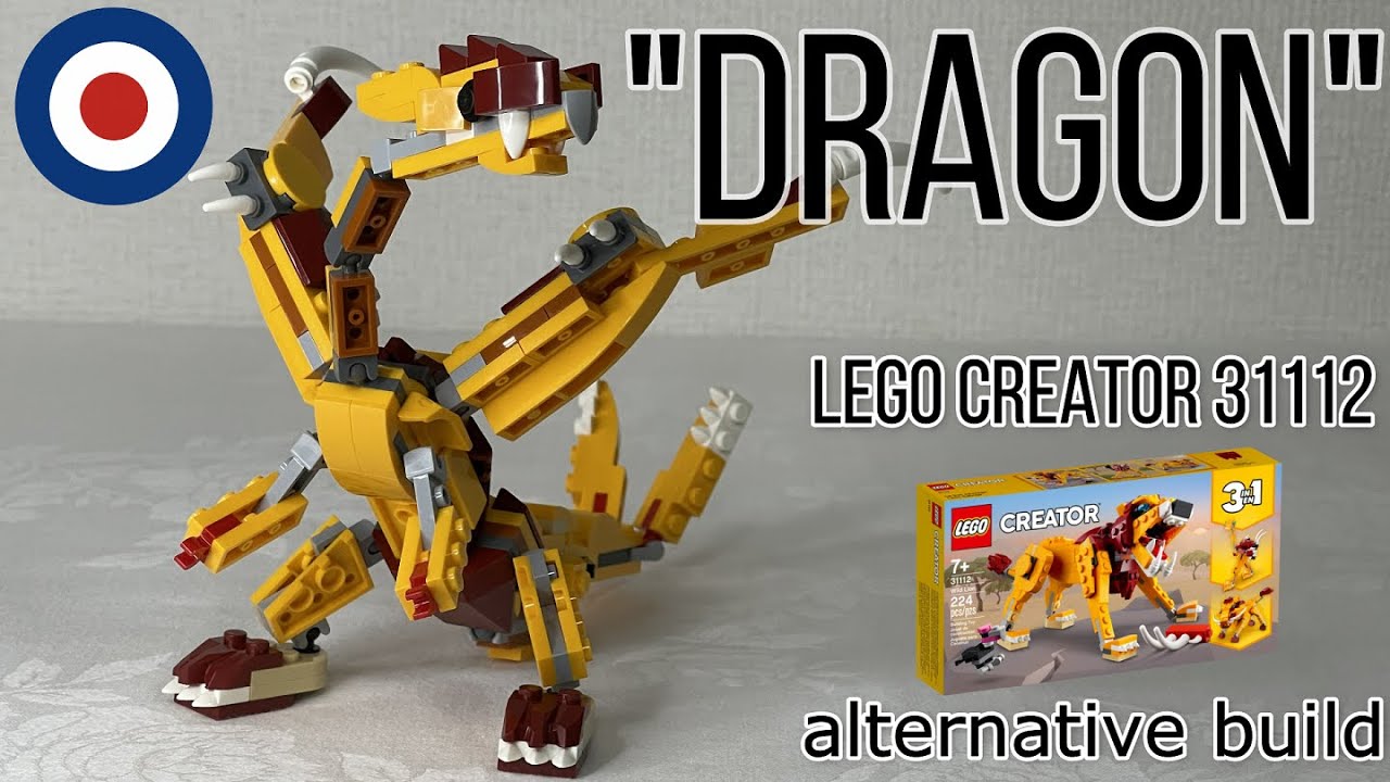 LEGO Creator 31112 Alternative build tutorial ​DRAGON、レゴ