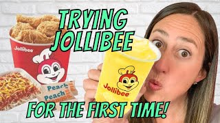 JOLLIBEE Feast! First time trying JOLLY CHICKEN, JOLLY SPAGHETTI, PINEAPPLE QUENCHER, BANANA Pie!