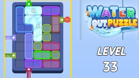 Water Out Puzzle Level 33 walkthrough solution 